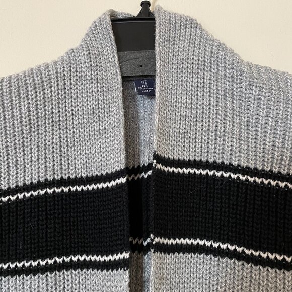 GAP Stripped knit cardigan, Open front long cardigan ✿ - Picture 6 of 8